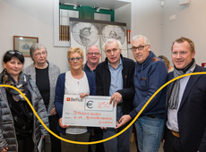 Overhandiging cheque van 250 euro