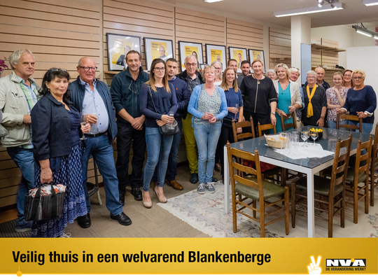 N-VA Blankenberge opent pop-up-verkiezingssecretariaat